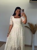 Vestido Clara - Chiffon Premium Longo