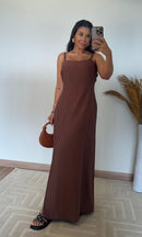 Vestido Lisandra – Marrant com Sustentação e Zíper