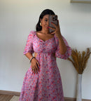Vestido Mailí Lily  – Chiffon Curto com Bojo