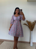 Vestido Mailí Lily  – Chiffon Curto com Bojo