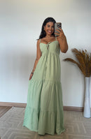 Vestido Sofia - Longuette Leve e Elegante