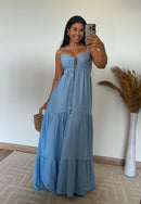 Vestido Sofia - Longuette Leve e Elegante