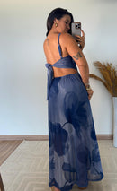 Vestido Liz - Ombro Só com Saia Plissada