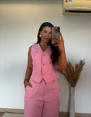 Conjunto Clara - Alfaiataria com Colete