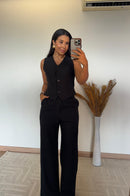 Conjunto Clara - Alfaiataria com Colete