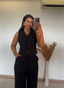 Conjunto Clara - Alfaiataria com Colete