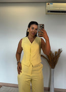 Conjunto Clara - Alfaiataria com Colete