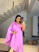 Vestido Mia- Ombro Só Flor Chifon