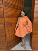 Vestido Mia- Ombro Só Flor Chifon