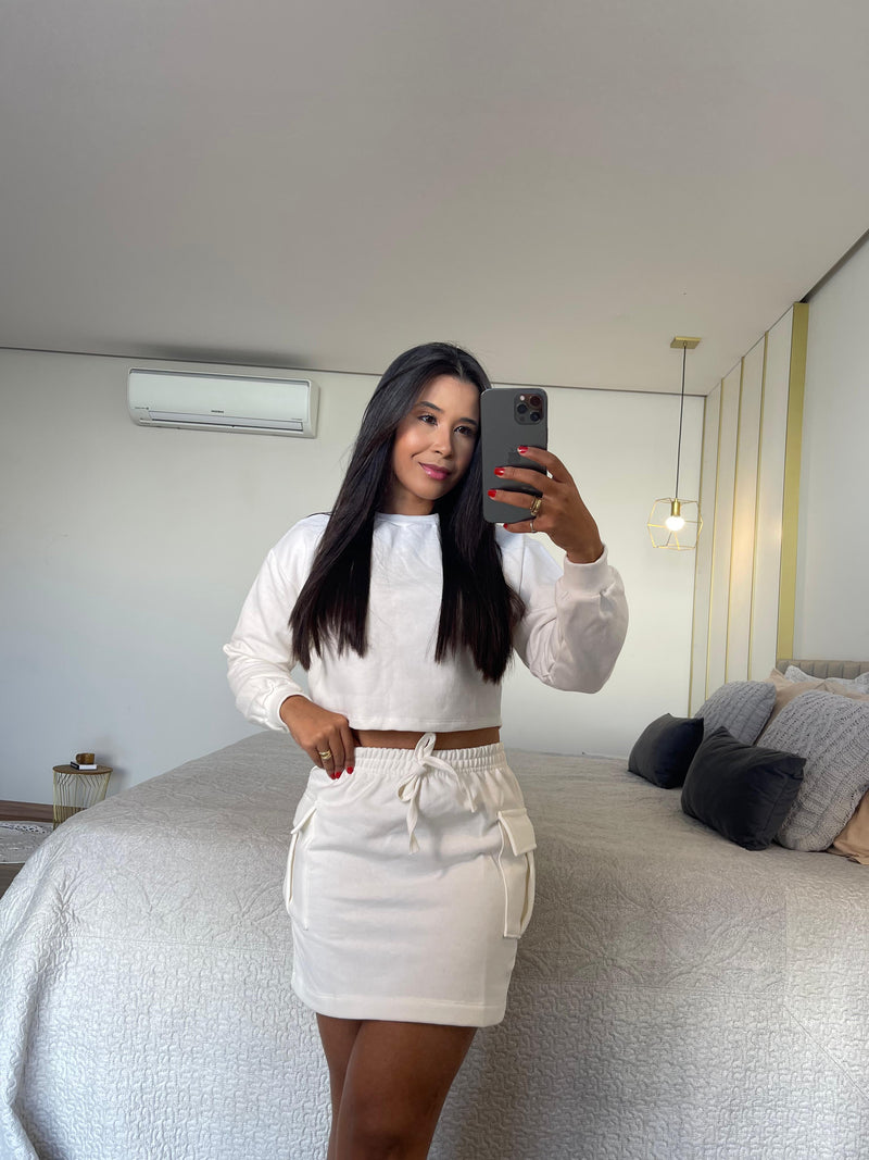 Conjunto Deise- Moletom Flanelado