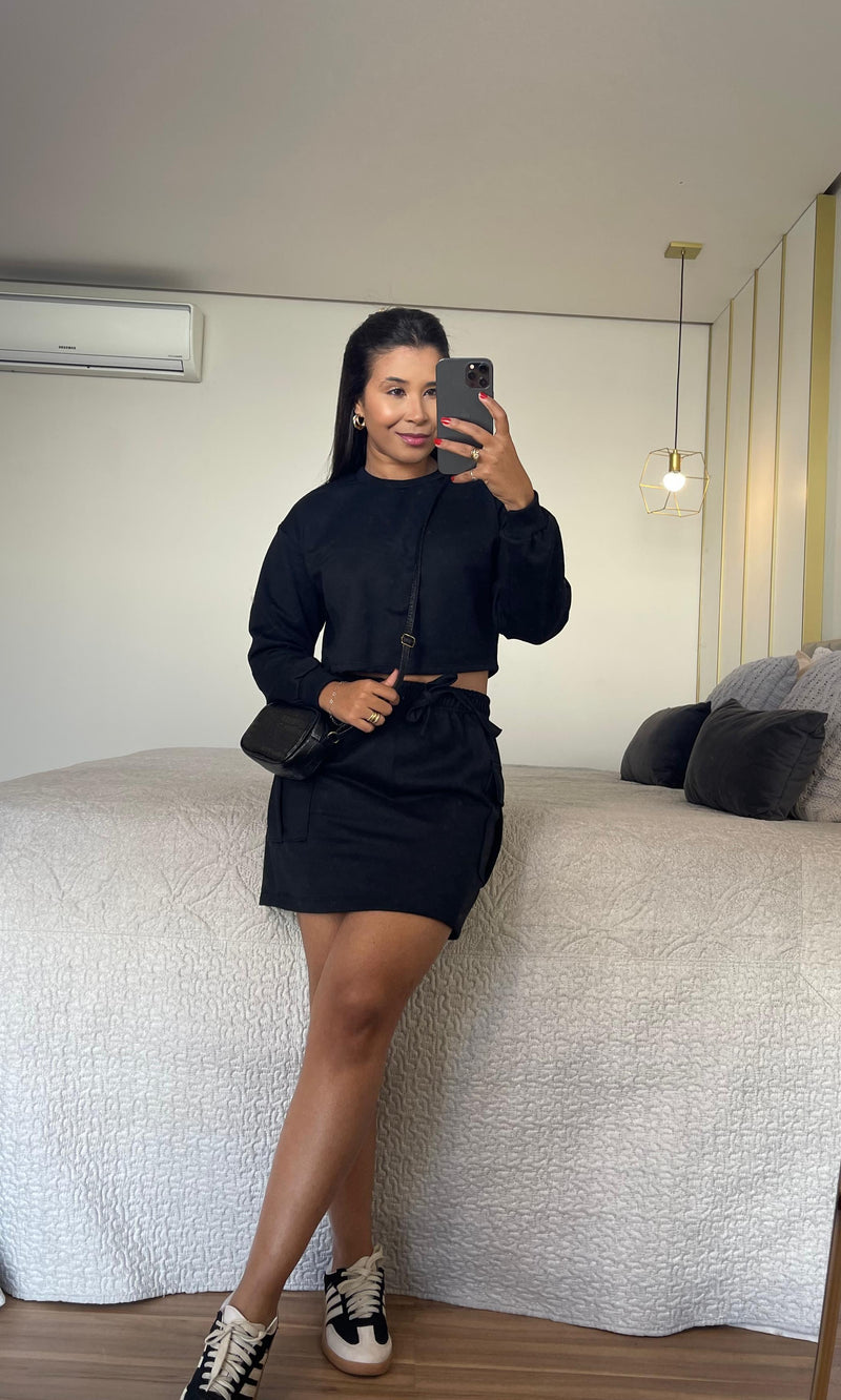 Conjunto Deise- Moletom Flanelado