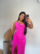 Vestido Duda -  Midi Fenda Duna