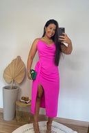 Vestido Duda -  Midi Fenda Duna