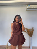 Macaquinho Tais - Duna com Gola Boba