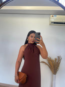 Vestido Lara – Vestido Longo Duna Decote Costas