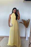 Vestido Lara – Vestido Longo Duna Decote Costas