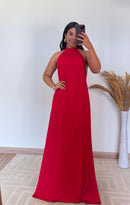 Vestido Lara – Vestido Longo Duna Decote Costas