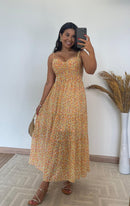 Vestido Aurora - Longuete em Chiffon