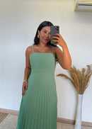 Vestido Lívia - Plissado com Amarração