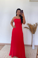 Vestido Lívia - Plissado com Amarração