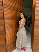 Vestido Aurora - Longuete em Chiffon