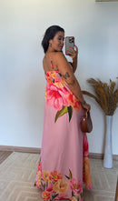 Vestido Amelie-  Crepinho Seda Detalhe com Argola