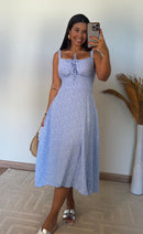 Vestido Lud - MaxMidi com Fenda Lateral