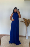 Vestido Lara – Vestido Longo Duna Decote Costas