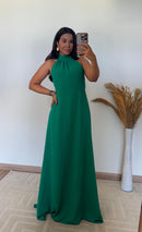 Vestido Lara – Vestido Longo Duna Decote Costas