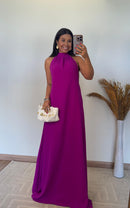 Vestido Lara – Vestido Longo Duna Decote Costas