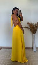 Vestido Lara – Vestido Longo Duna Decote Costas