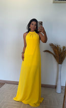 Vestido Lara – Vestido Longo Duna Decote Costas