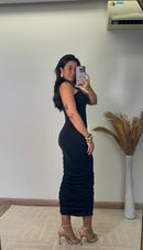 Vestido Suzana - Ombro Só com Detalhe