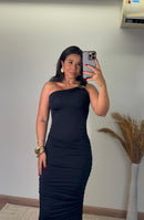 Vestido Suzana - Ombro Só com Detalhe