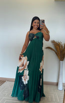 Vestido Amelie Plissado - Detalhe com Argola