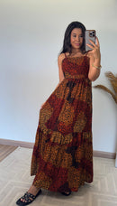 Vestido Suellen -Viscolinho Longuete