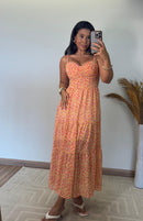 Vestido Aurora - Longuete em Chiffon