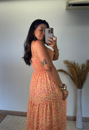 Vestido Aurora - Longuete em Chiffon