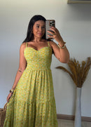 Vestido Aurora - Longuete em Chiffon