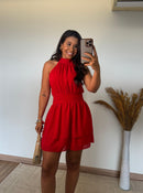 Vestido Isadora Lastex - Chiffon Costas Abertas