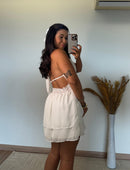 Vestido Isadora Lastex - Chiffon Costas Abertas