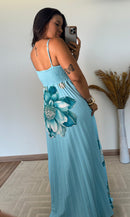 Vestido Amelie Plissado - Detalhe com Argola