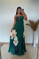 Vestido Amelie Plissado - Detalhe com Argola