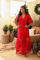 Vestido Ariel - Vestido Longo Renda Guipir