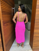 Vestido Lolla -Duna Decote nas Costas